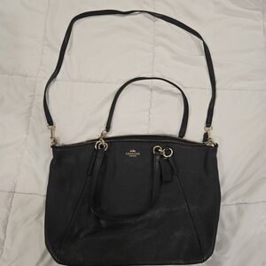 Coach Midnight Black Shoulder Bag